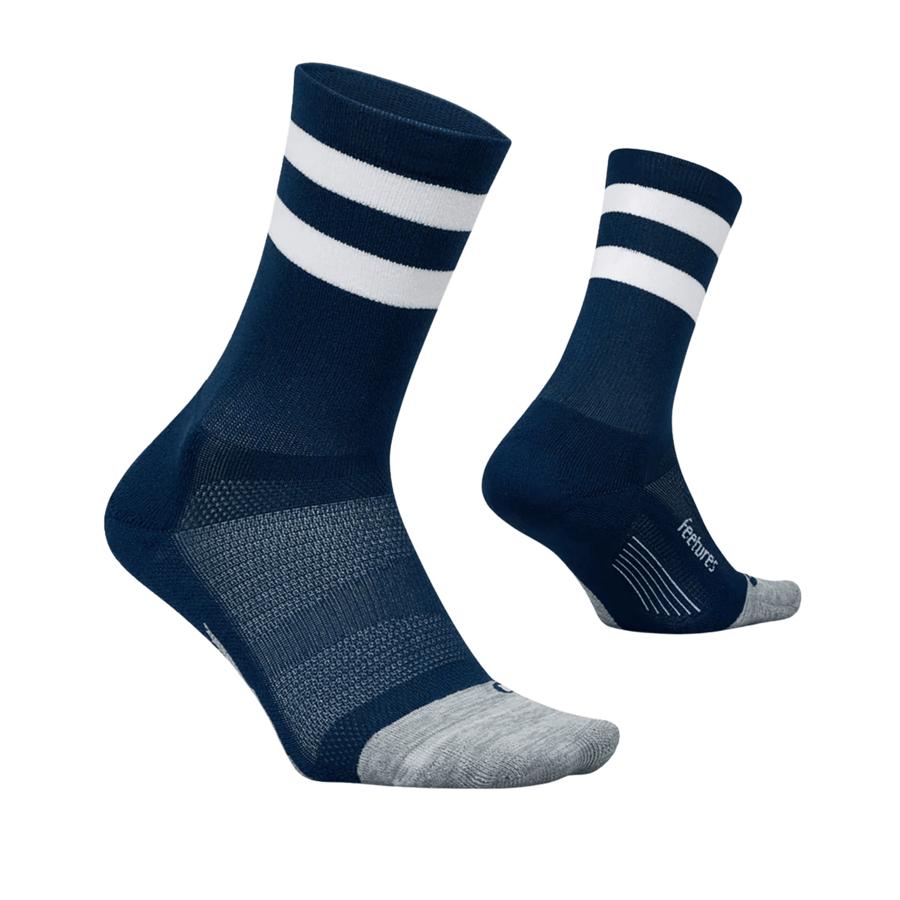 FEETURES MEN AND WOMEN'S ELITE LIGHT CUSHION MINI CREW