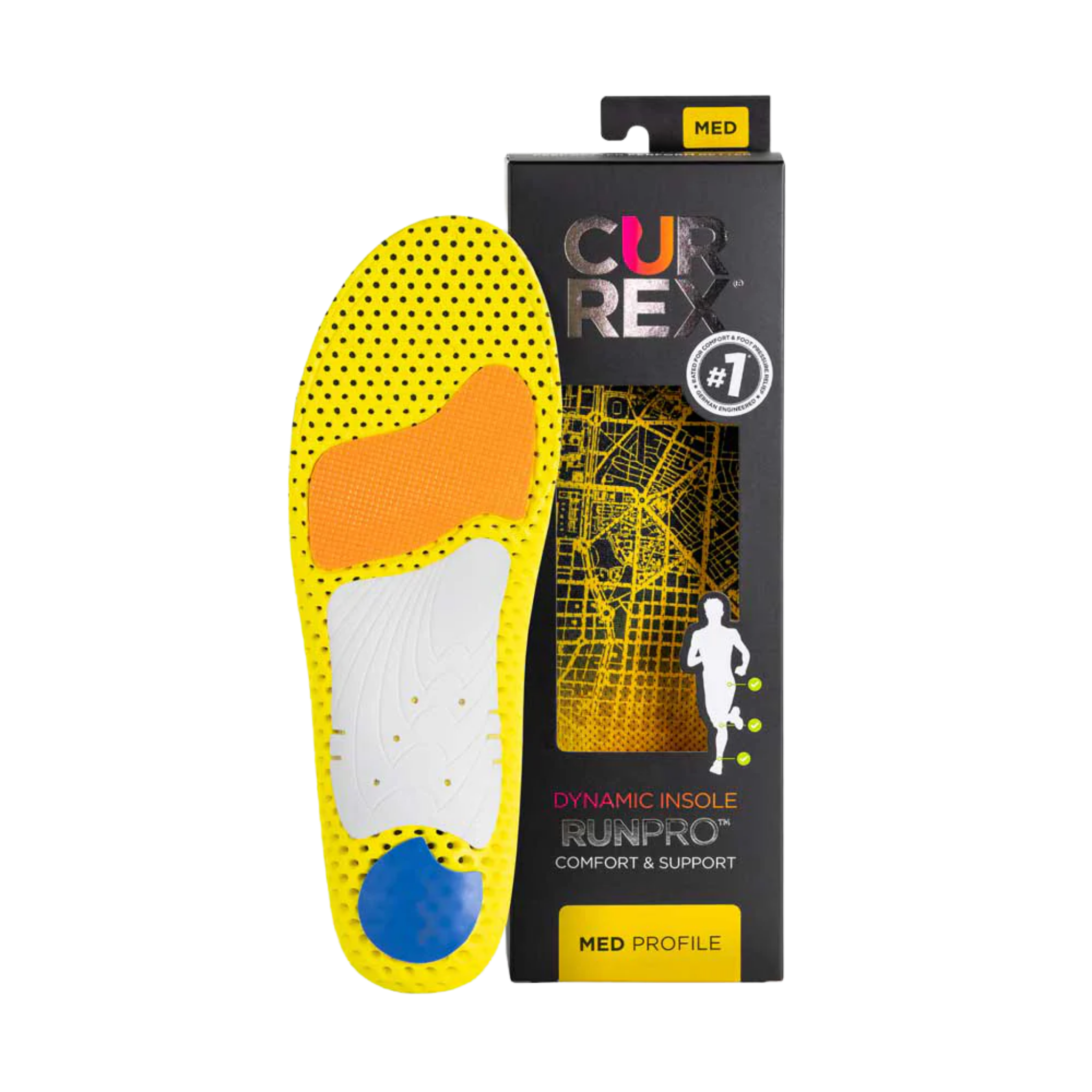 CURREX RUNPRO-MEDIUM DYNAMIC RUNNING INSOLES – Luke's Locker Running ...