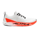 White/Fiery Coral