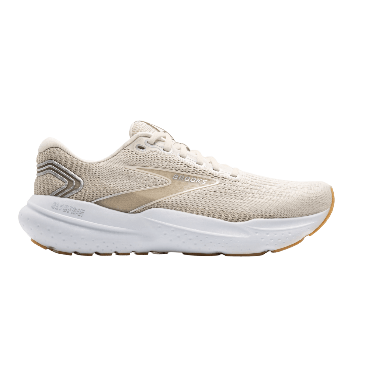 LukesLockerDallasFortWorth_BROOKS1104191D293_MENS_GLYCERIN21_Khaki_Silver_White