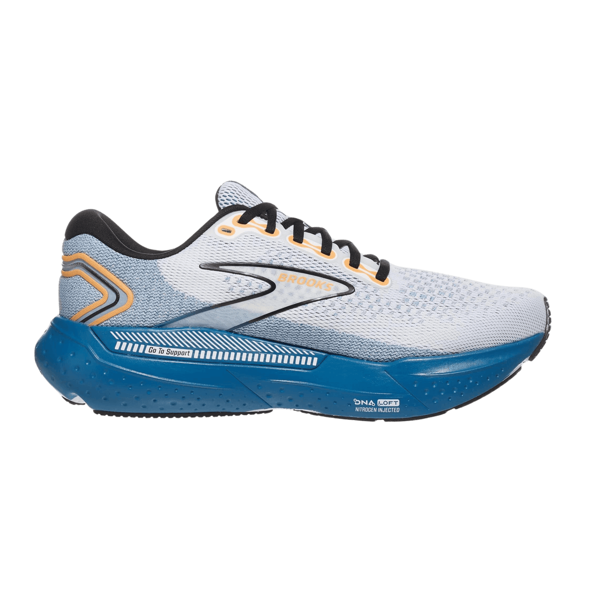 LukesLockerDallasFortWorth_BROOKS1104201D158_MENS_GLYCERINGTS21_White_Sapphire_Orange