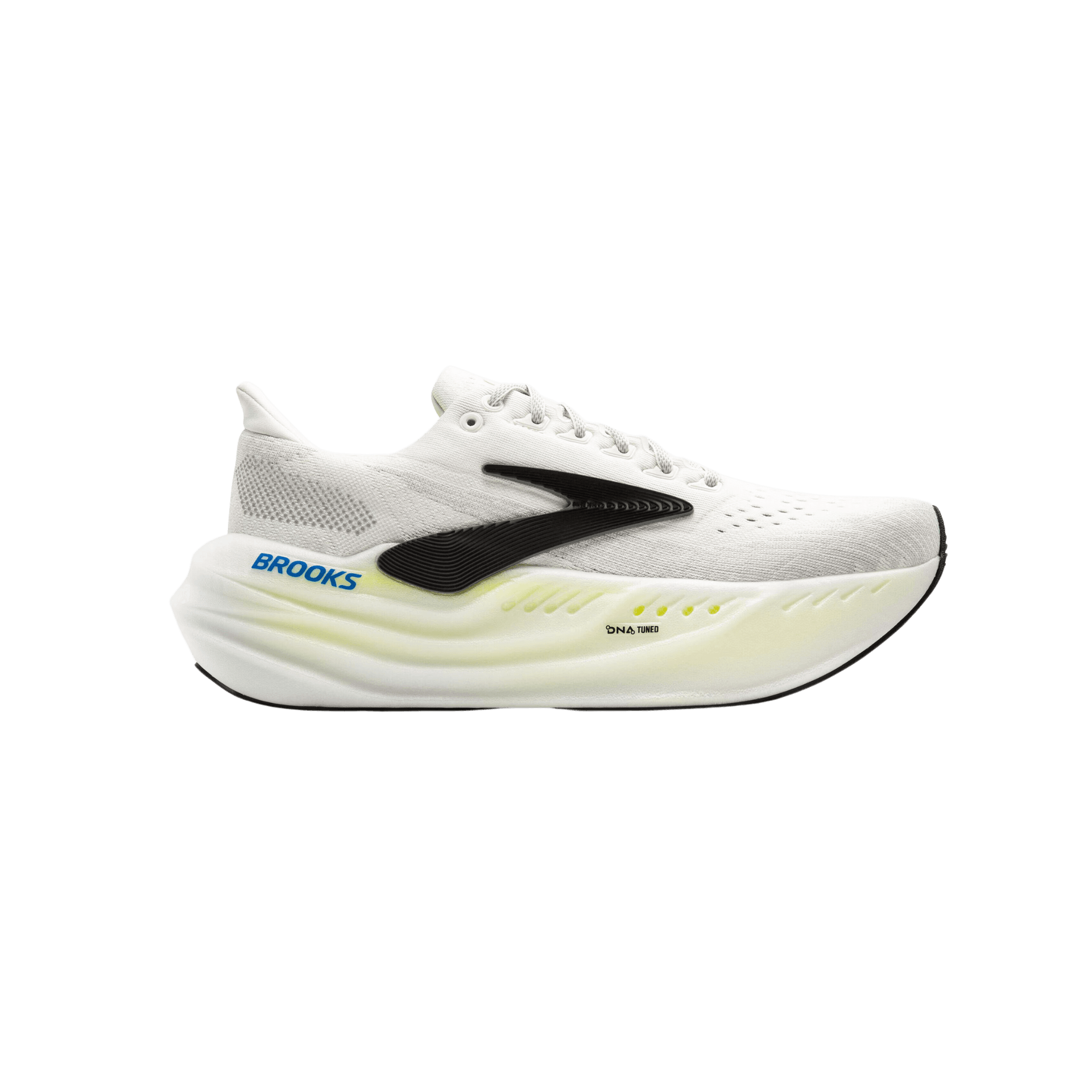 BROOKS MEN'S GLYCERIN MAX - White/Black/Green / 7 / D