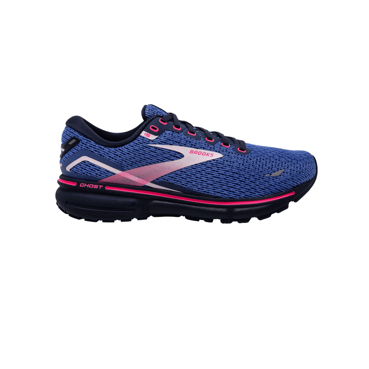 LukesLockerDallasFortWorth_BROOKS_1203801B469_Women_sGhost15_Blue_Black_Pink_1