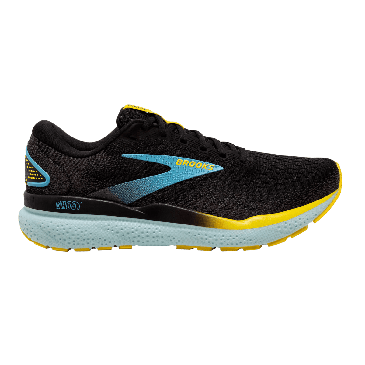 LukesLockerDallasFortWorth_Brooks1104181D029_Mens_Ghost16_Black_ForgedIron_Blue