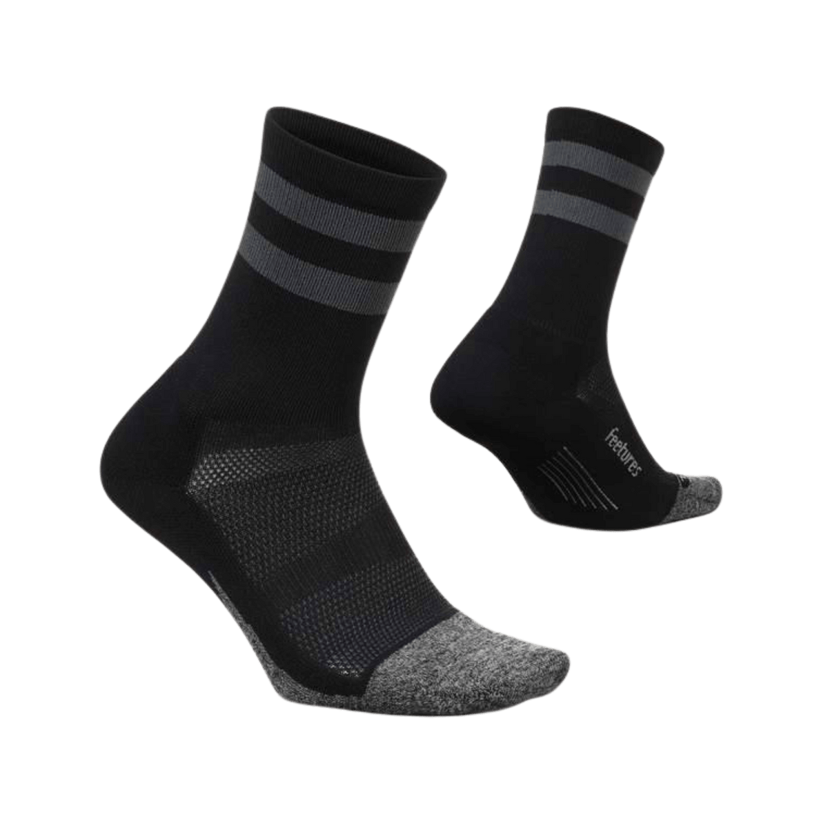 FEETURES MEN AND WOMEN'S ELITE LIGHT CUSHION MINI CREW