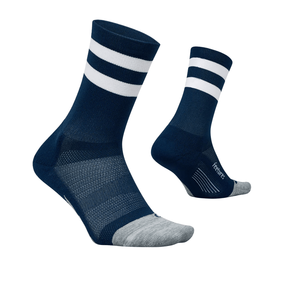 FEETURES MEN AND WOMEN'S ELITE LIGHT CUSHION MINI CREW