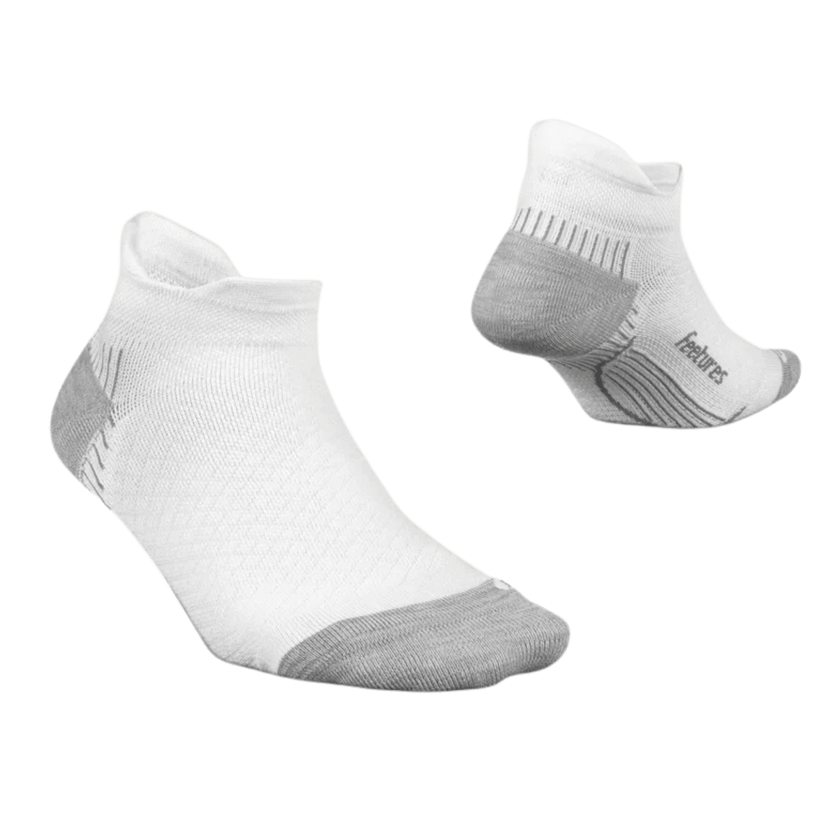 FEETURES MEN AND WOMEN'S PLANTAR FASCIITIS RELIEF LIGHT CUSHION NO SHOW TAB