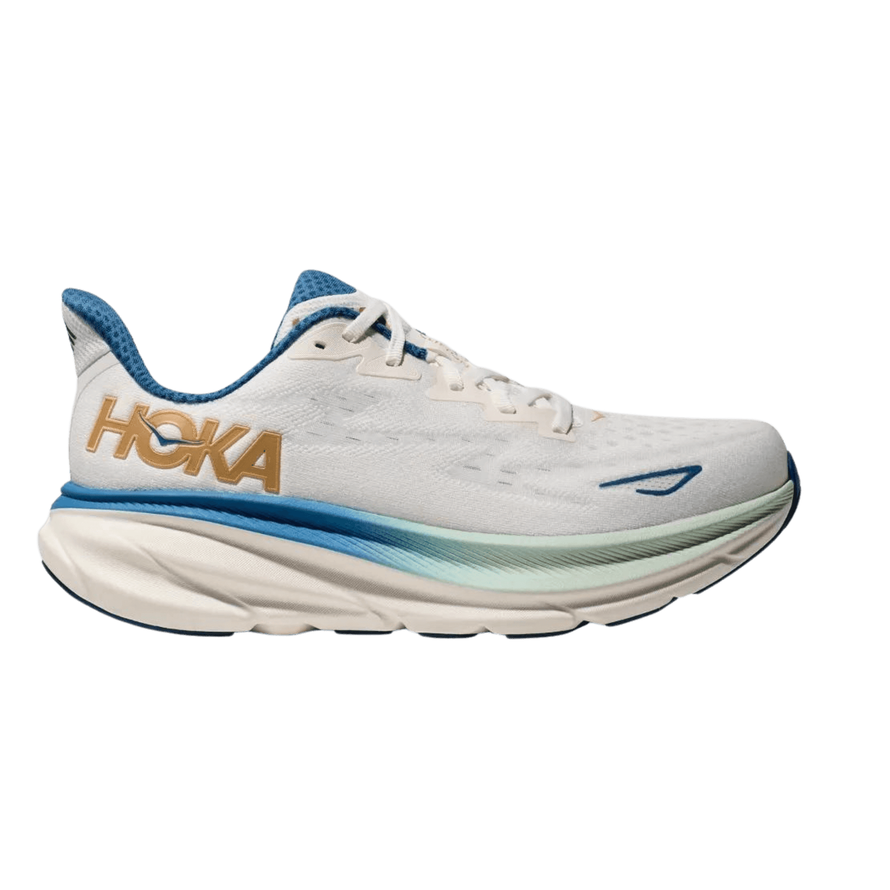 LukesLockerDallasFortWorth_HOKA1127895-FTG_Mens_Clifton9_Frost_Gold