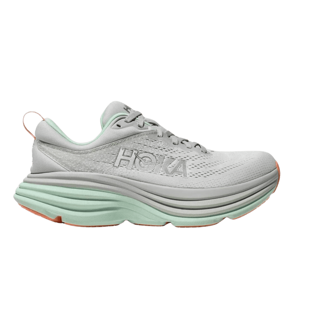 Hoka One One Bondi 8 Black/White Womens | Hanig's Footwear