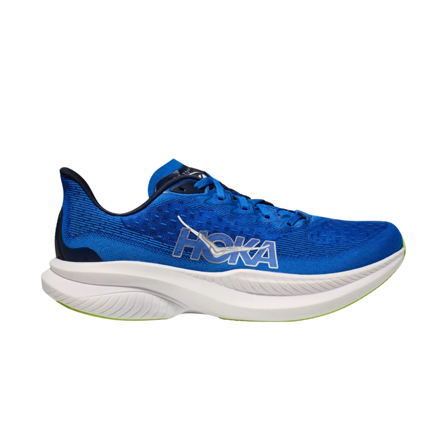 LukesLockerDallasFortWorth_HOKA1147790-ECC_Mens_Mach6_ElectricCobalt_VarsityNavy