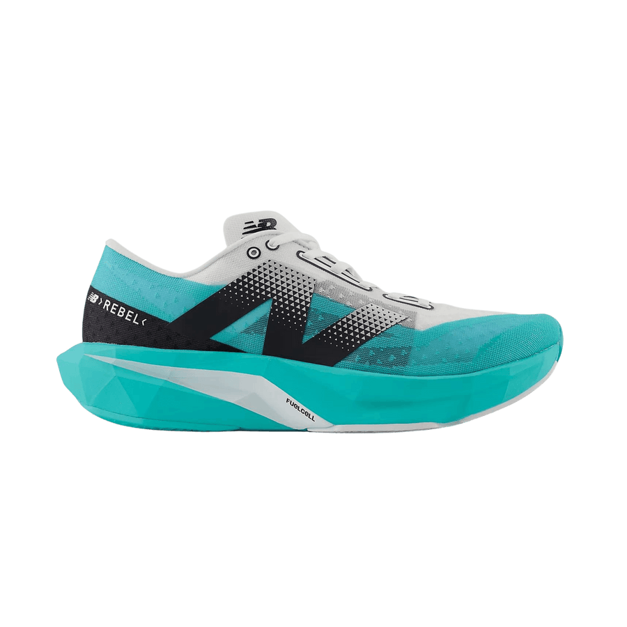 LukesLockerDallasFortWorth_NEWBALANCEMFCXCT4_Mens_FuelCellRebelv4_Cyberjade_whiteblack