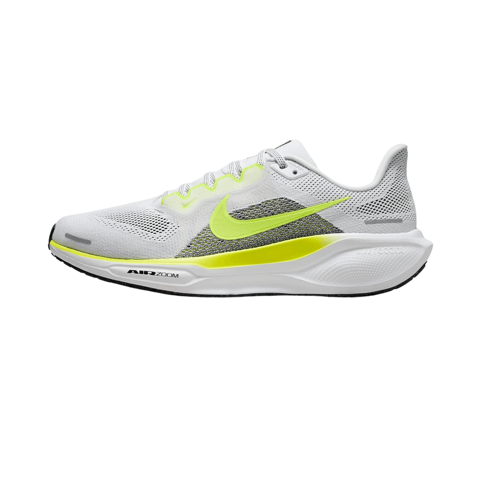 NIKE MEN'S PEGASUS 41 - White/Volt/Black / 7 / D
